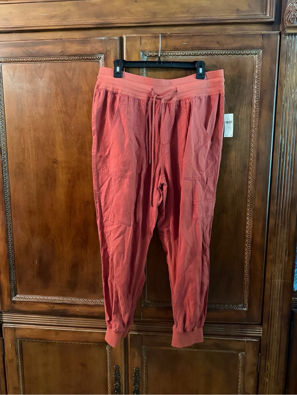 Anthropologie Cargo Jogger Pants - Casual Drawstring Lounge Pants